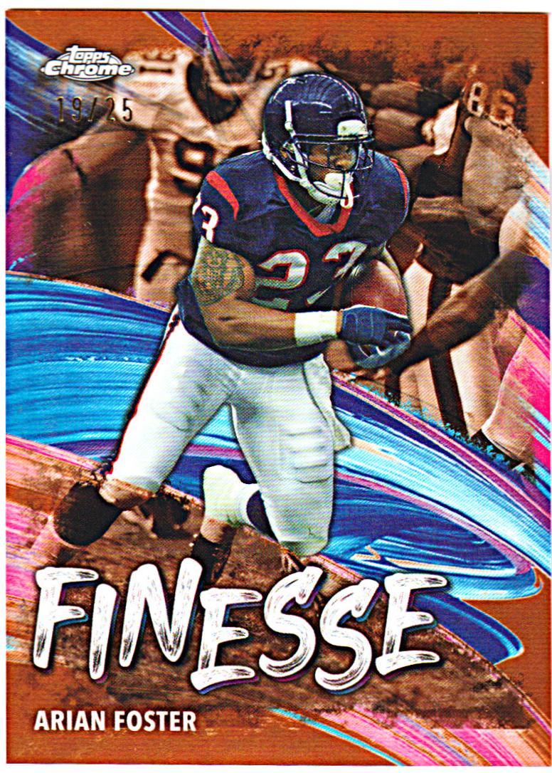 Arian Foster [Orange Refractor] #F-17