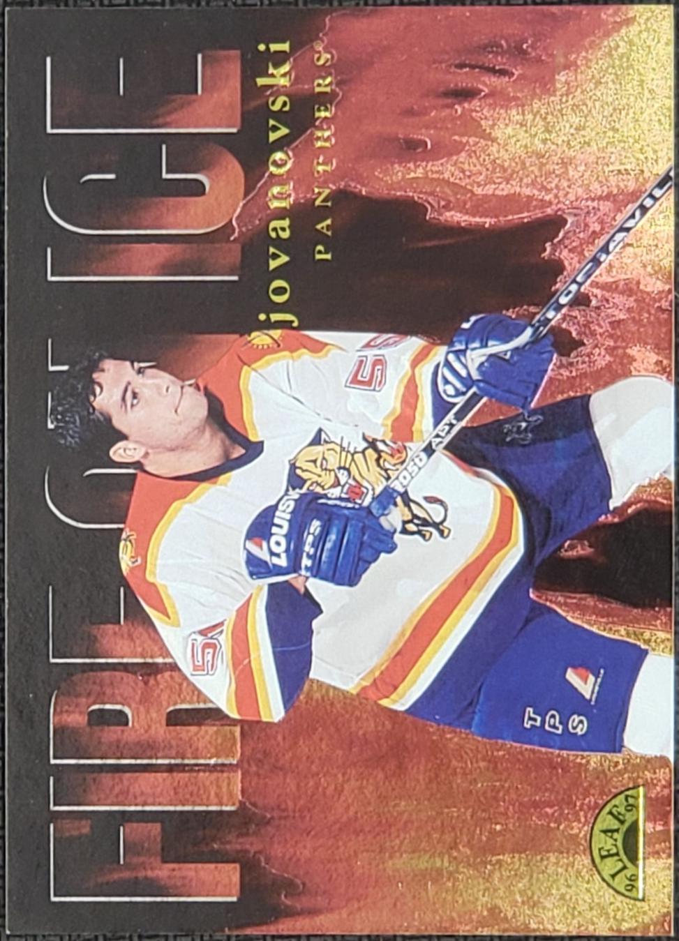 Ed Jovanovski #13 Hockey Cards 1996 Leaf Fire on Ice