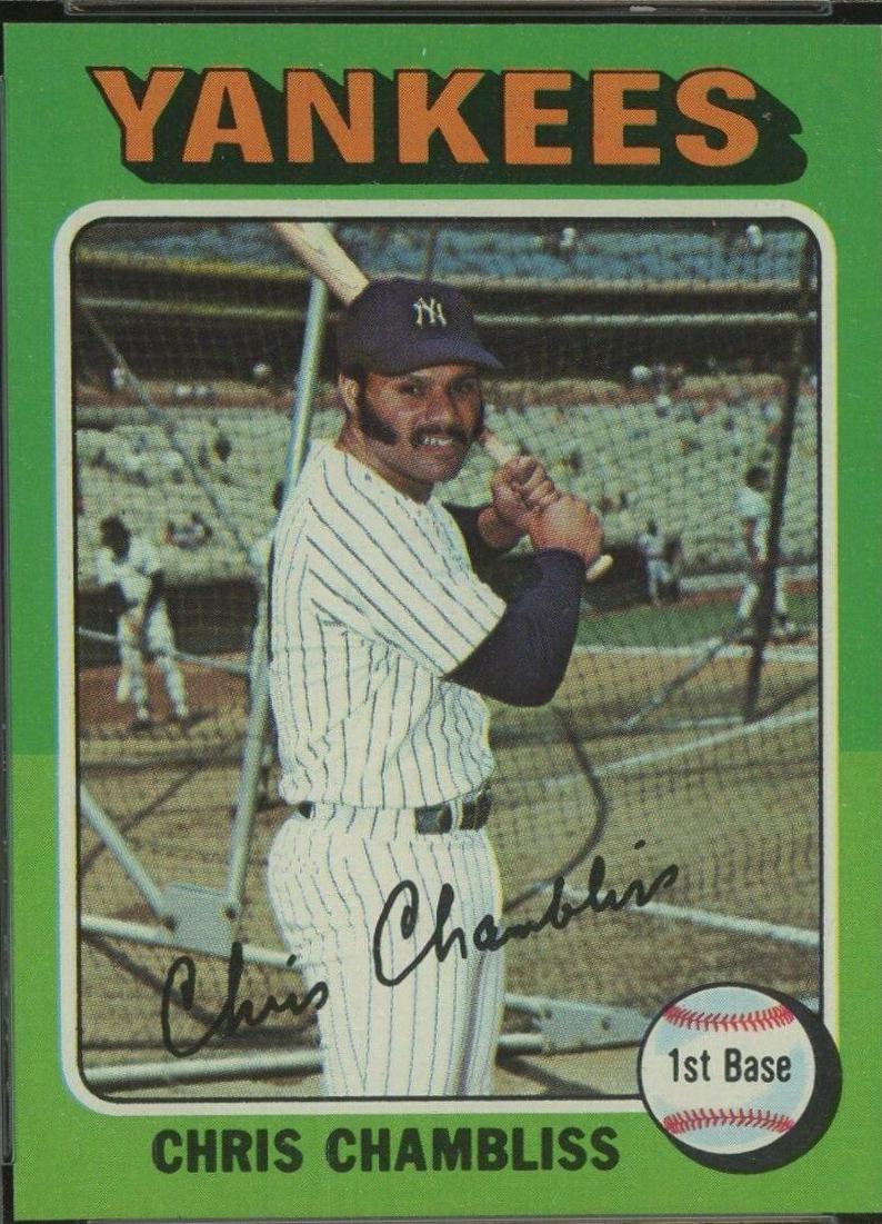 Chris Chambliss #585 Baseball Cards 1975 Topps