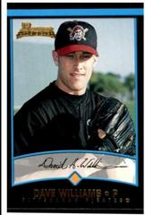 Dave Williams #34 Baseball Cards 2001 Bowman Draft Picks Prices
