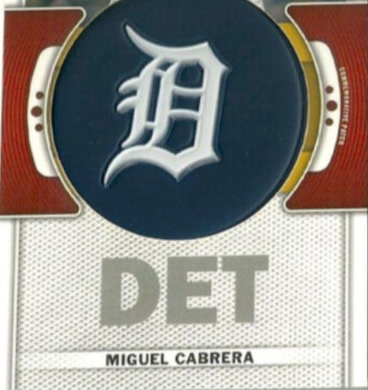 Miguel Cabrera #TLP-MC Baseball Cards 2023 Topps Team Logo Patch