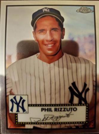 Phil Rizzuto #664 Baseball Cards 2021 Topps Chrome Platinum Anniversary