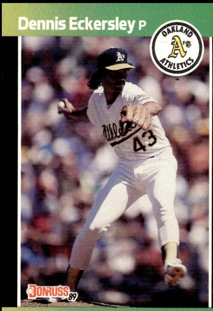Dennis Eckersley #67 Baseball Cards 1989 Donruss