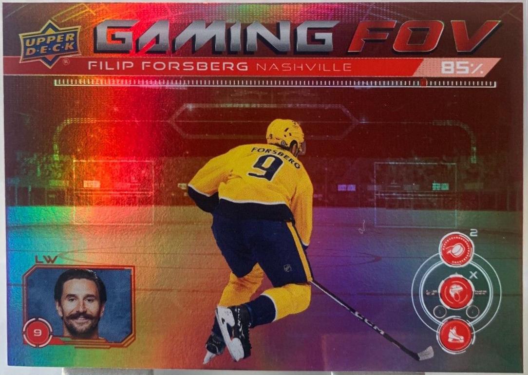 Filip Forsberg #GFOV-16 Hockey Cards 2024 Upper Deck Gaming FOV