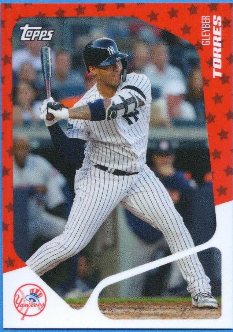 Gleyber Torres #3 Baseball Cards 2020 Topps Throwback Thursday