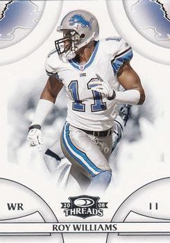 Roy Williams #43 Football Cards 2008 Panini Donruss Threads