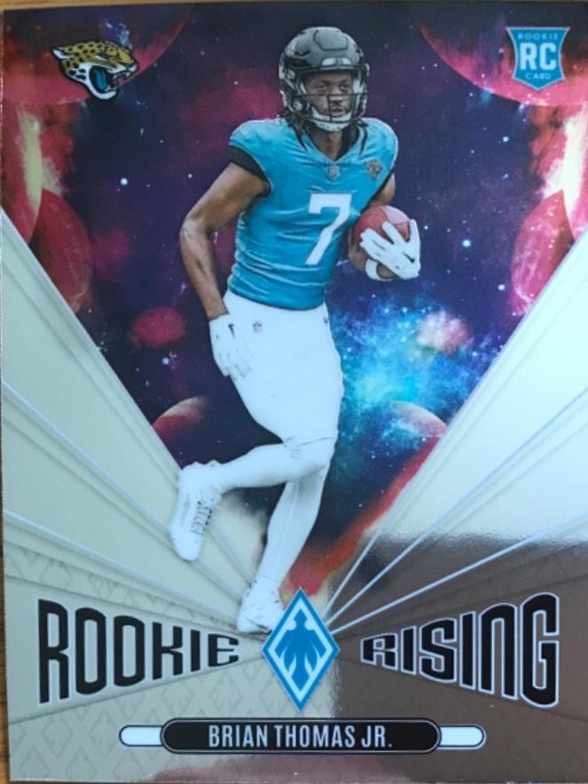 Brian Thomas Jr. #3 Football Cards 2024 Panini Phoenix Rookie Rising