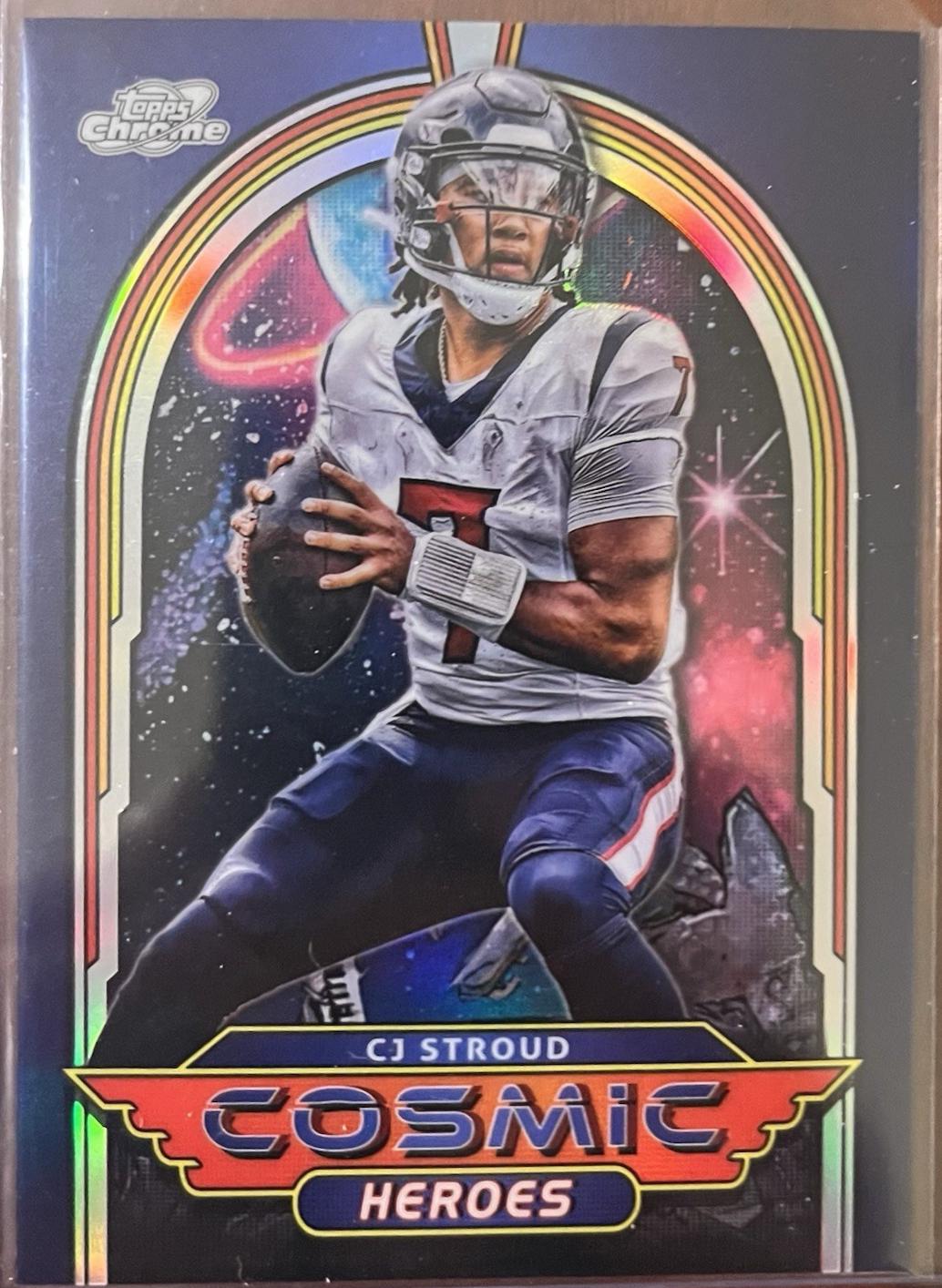 CJ Stroud #CH-1 Football Cards 2024 Topps Cosmic Chrome Heroes