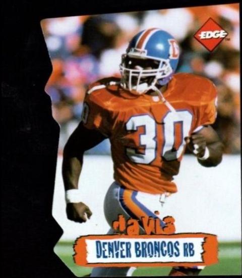 Terrell Davis #66 Football Cards 1996 Collector's Edge