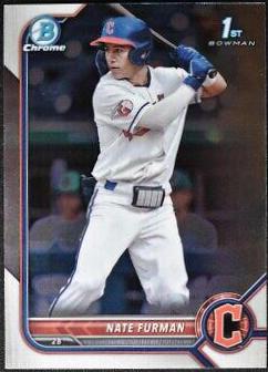 Nate Furman #BDC-182 Baseball Cards 2022 Bowman Draft Chrome