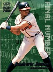 Andruw Jones #2 Baseball Cards 2000 Pacific Crown Royale Final Numbers Prices