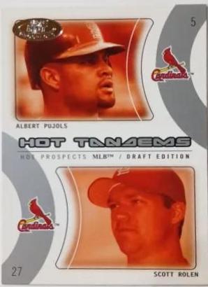 Pujols/Rolen #12 OF 15 Baseball Cards 2004 Fleer Hot Prospects Draft Edition