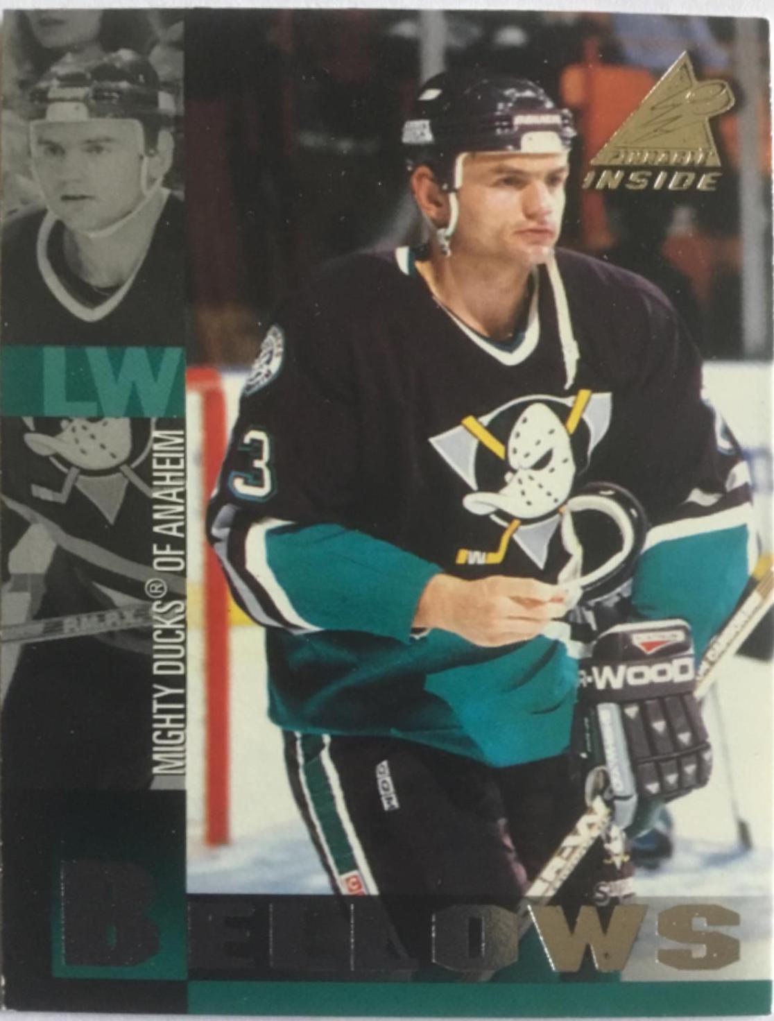 Brian Bellows #140 Hockey Cards 1997 Pinnacle Inside