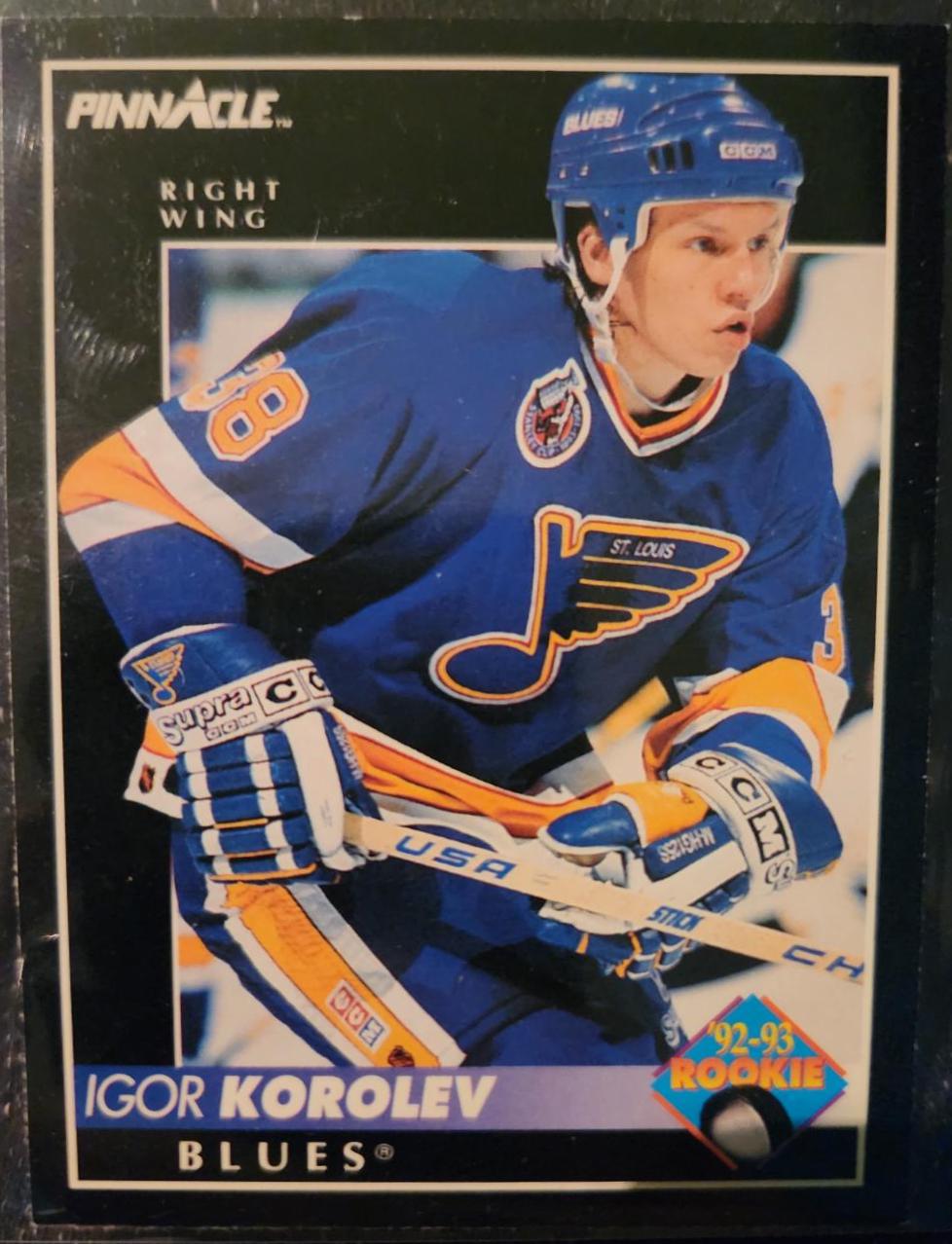 Igor Korolev #417 Hockey Cards 1992 Pinnacle