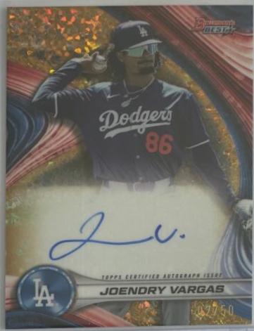 Joendry Vargas [Gold Mini-Diamond Refractor] #B24-JV