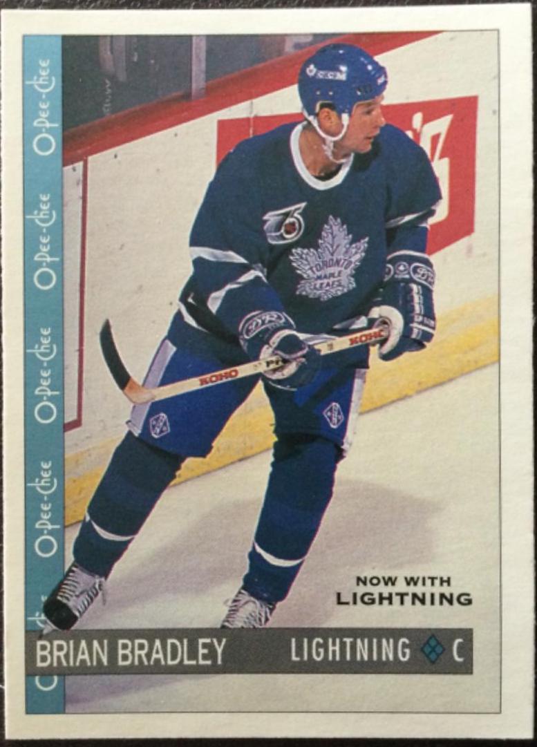 Brian Bradley #27 Hockey Cards 1992 O-Pee-Chee