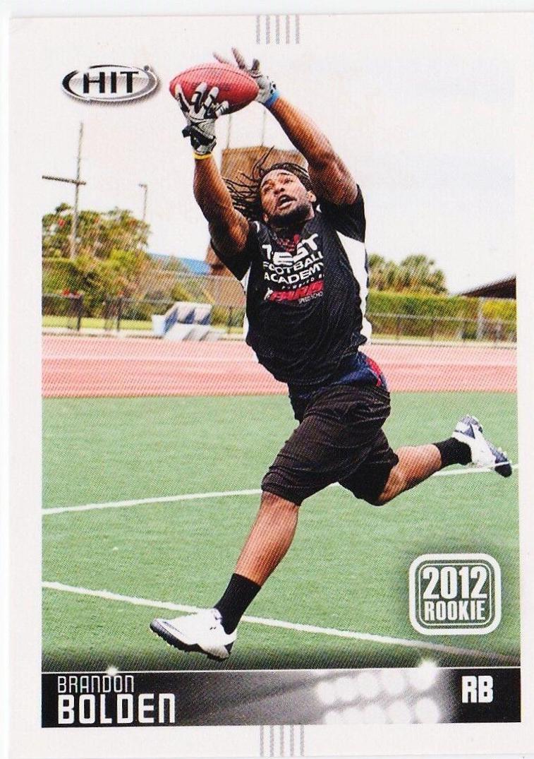 Brandon Bolden #144 Football Cards 2012 Sage Hit