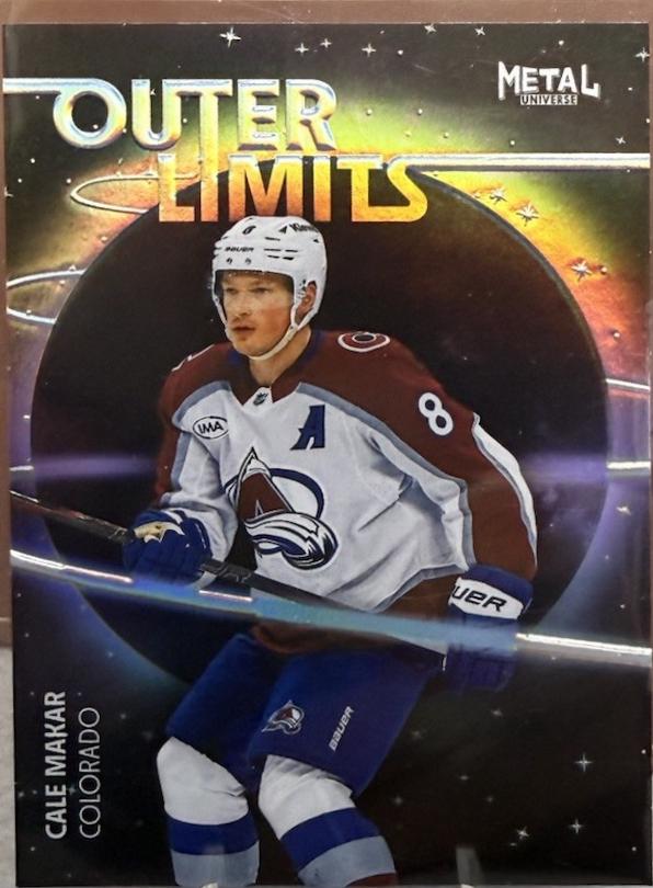 Cale Makar #OL-93 2025-26 SkyBox Metal Universe Hockey Outer Limits