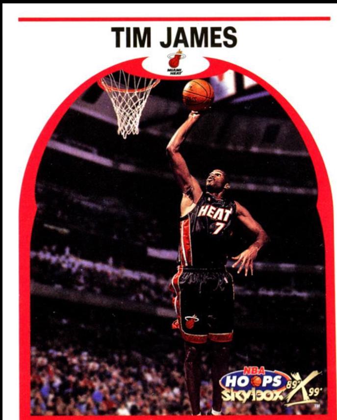 Tim James #157 Basketball Cards 1999 Hoops Decade