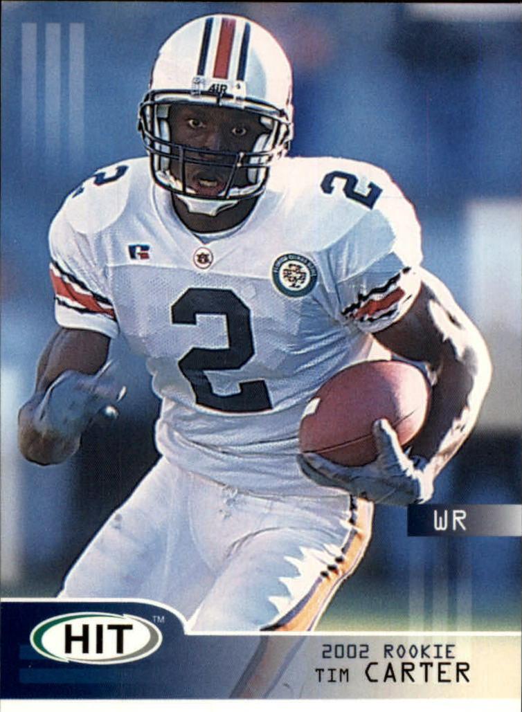 Tim Carter #2 Football Cards 2002 Sage Hit