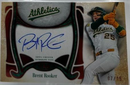 Brent Rooker #TSS-BR 2026 Topps Tier One Baseball Top Shelf Signatures