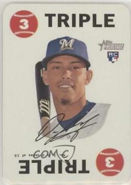 Orlando Arcia #3 Baseball Cards 2017 Topps Heritage 1968 Game Rookies