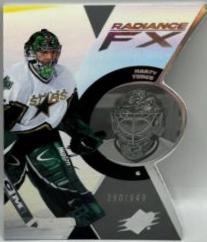 Marty Turco #RFX-18 Hockey Cards 2023 SPx Radiance FX