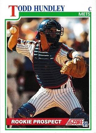 Todd Hundley #340 Baseball Cards 1991 Score