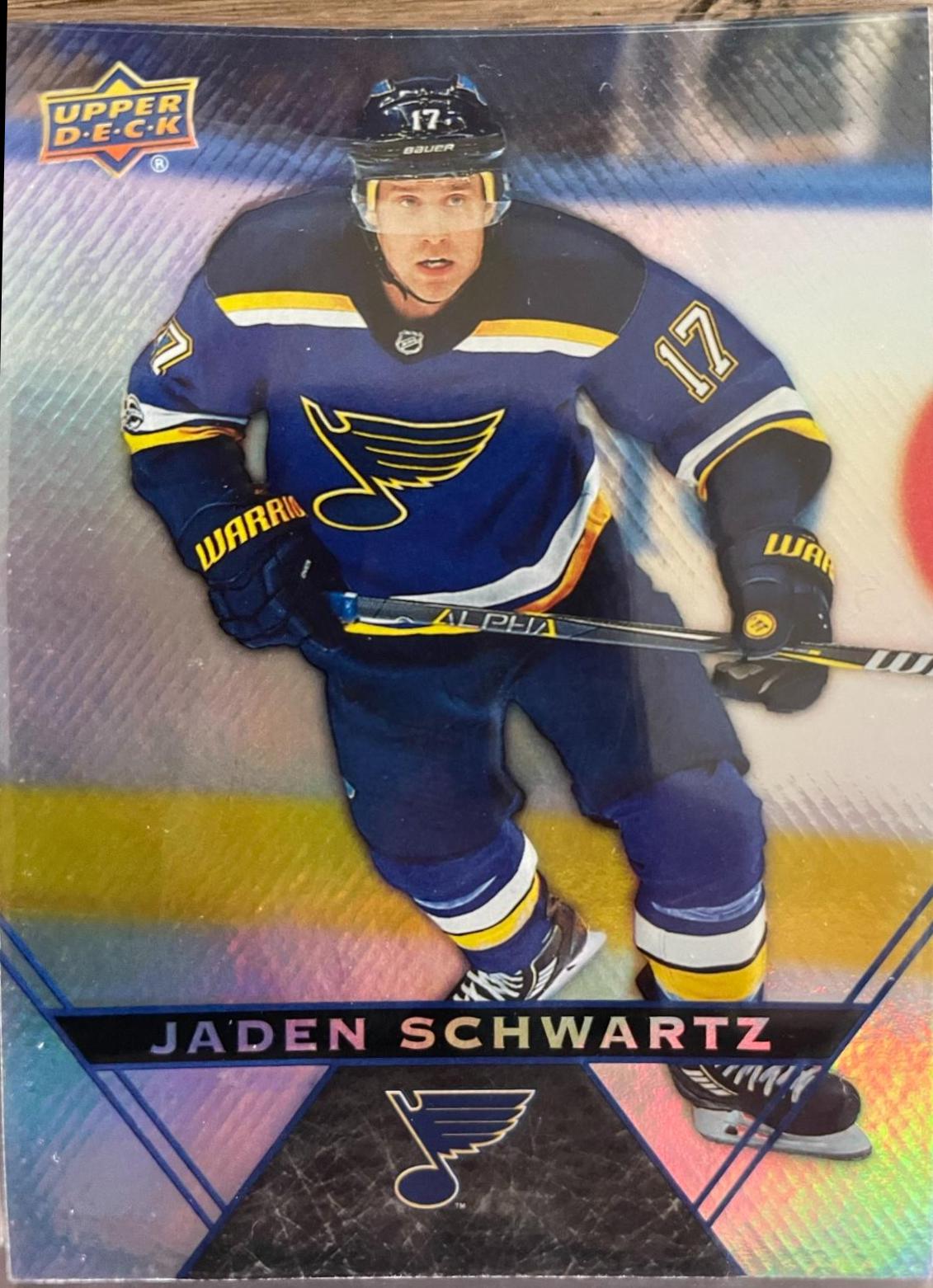 Jaden Schwartz #56 2018 Upper Deck Tim Hortons Hockey