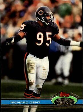 Richard Dent #6 Football Cards 1991 Stadium Club