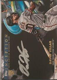 David Villar #ISS-DV Baseball Cards 2023 Topps Inception Silver Signings