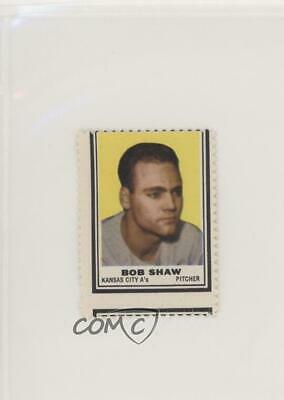 Bob Shaw Baseball Cards 1962 Topps Stamps