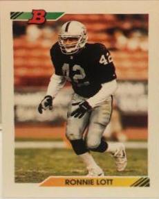 Ronnie Lott #200 1992 Bowman Football