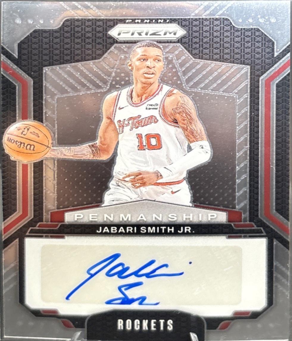 Jabari Smith Jr. #PNM-JSJ 2024-25 Panini Prizm Basketball Penmanship