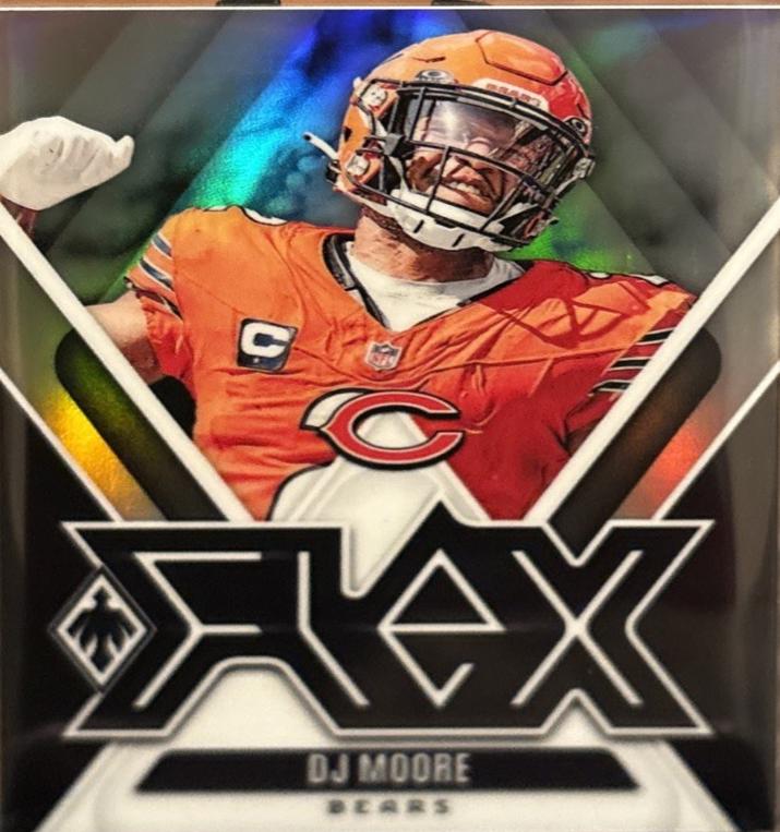 DJ Moore #F-DME Football Cards 2024 Panini Phoenix Flex