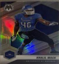 Khalil Mack #6 Football Cards 2022 Panini Mosaic Draft Picks