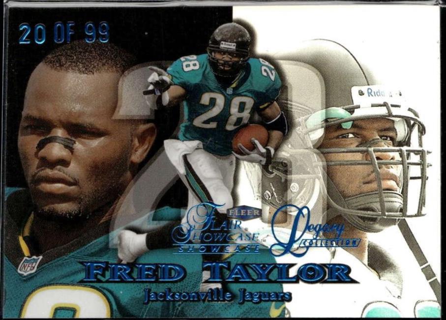 Fred Taylor #191L 1999 Flair Showcase Legacy Collection Football