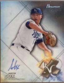 Austin Cox #BSPA-AC Baseball Cards 2021 Bowman Sterling Prospect Autographs
