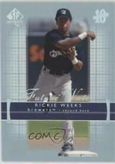 Rickie Weeks #233 Baseball Cards 2003 SP Authentic Prices