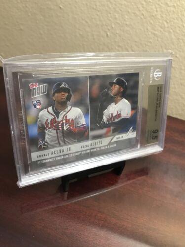 Ozzie Albies, Ronald Acuna Jr. #627 Baseball Cards 2018 Topps Now