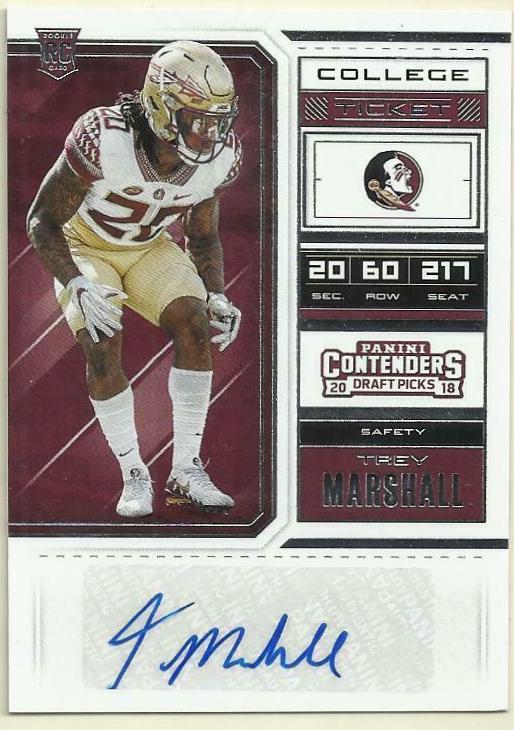 Trey Marshall [Autograph] #252