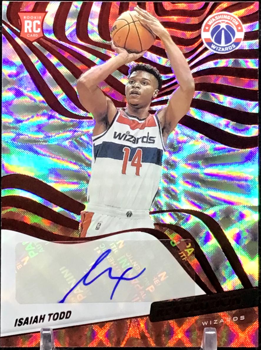 Isaiah Todd #RA-ITD Basketball Cards 2021 Panini Revolution Rookie Autographs