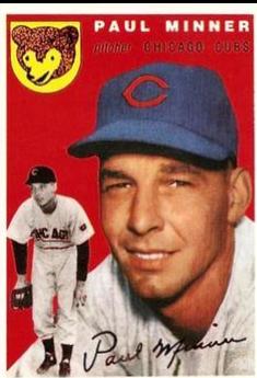 Paul Minner #28 Baseball Cards 1994 Topps Archives 1954 Reprint
