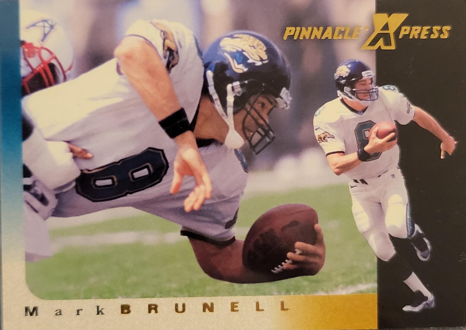 Mark Brunell #9 Football Cards 1997 Pinnacle X Press
