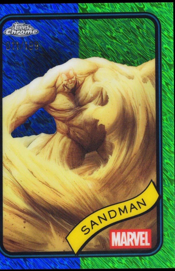 Sandman Blue & Green Shimmer Refractor