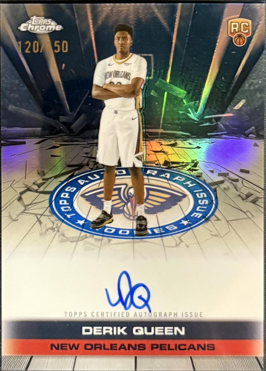 Derik Queen [Refractor Blue] #TAUR2-DQ