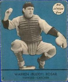Buddy Rosar #4 Baseball Cards 1941 Goudey