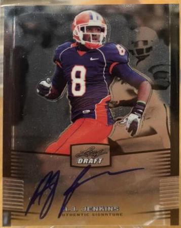 A.J. Jenkins #AJJ 2012 Leaf Metal Draft Football