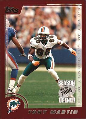 Tony Martin #142 2000 Topps Season Opener Football