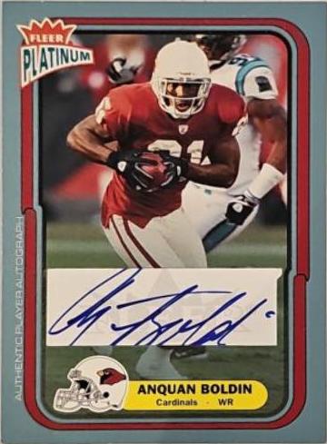 Anquan Boldin [Blue Autograph] #81
